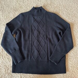 JCrew mock neck sweater